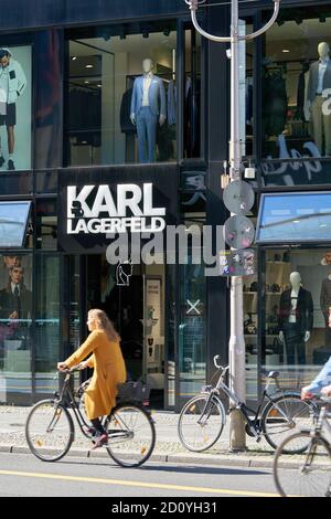 Negozio del marchio di moda Karl Lagerfeld nella Friedrichstraße A Berlino Foto Stock