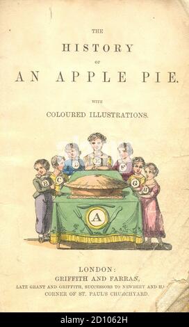 Frontespizio per il libro The Rag la storia di An Torta di Apple 1860 Foto Stock