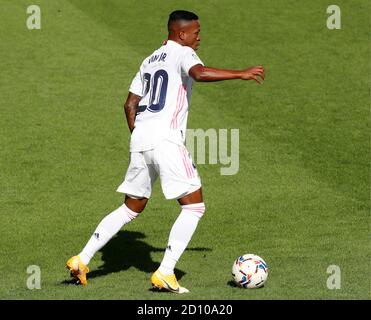Castellon, Spagna. 04 ottobre 2020. Spagnolo la Liga calcio match Levante vs Real Madrid allo stadio la Ceramica, Castellon, 04 ottobre 2020 Vinicius la Liga/Cordon Press Credit: CORDON PRESS/Alamy Live News Foto Stock