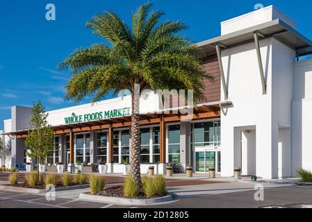 Whole Foods Market sulla Florida A1A a Jacksonville Beach, Florida. (STATI UNITI) Foto Stock