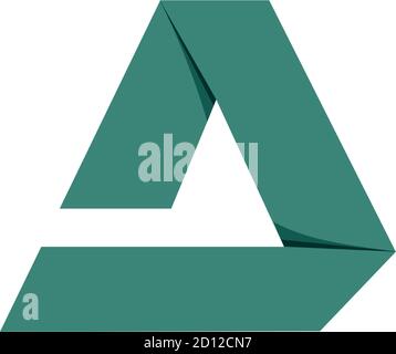 lettera astratta un concetto di logo icona Illustrazione Vettoriale