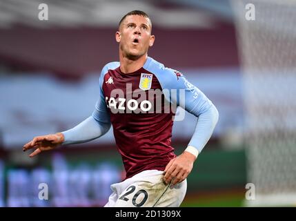 Ross Barkley di Aston Villa durante la partita della Premier League a Villa Park, Birmingham. Foto Stock