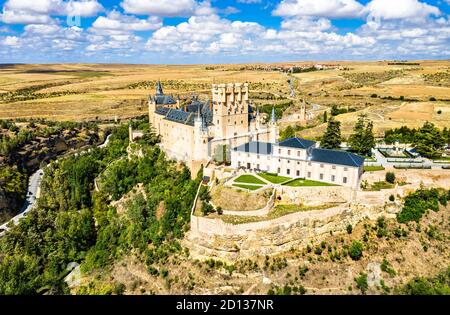 L'Alcazar di Segovia in Spagna Foto Stock