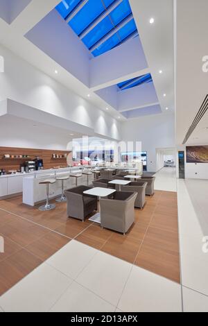 Concessionaria Jaguar Land rover, Boston, Inghilterra orientale, Regno Unito Foto Stock