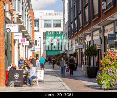 Debenhams, Parkway Shopping Centre, Newbury, Berkshire, Inghilterra, Regno Unito Foto Stock