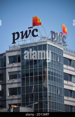 PWC, Bulevard Knyaginya Maria Luiza, Sofia, Bulgaria, Bulgarien Foto Stock