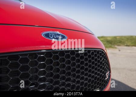 Ford Fiesta ST, Gosport, Hampshire, Regno Unito, 2015 Foto Stock