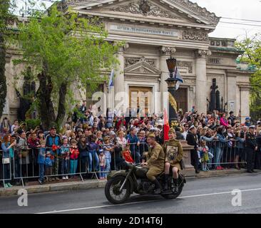 SEVASTOPOL / CRIMEA - 09 MAGGIO 2017: Sfilata il giorno della vittoria Foto Stock