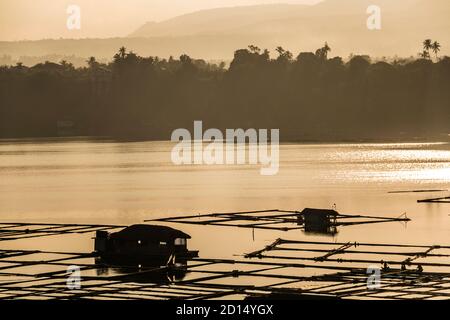 Immagini dei laghi della città di San Pablo, Laguna Foto Stock