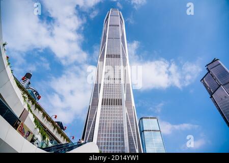 Shenzhen, Cina. 5 Ott 2020. Vista del centro finanziario di Ping An, il grattacielo più alto di Shenzhen. Credit: Alex Tai/SOPA Images/ZUMA Wire/Alamy Live News Foto Stock