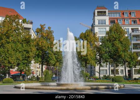 Viktoria Luise del luogo, la bellezza di montagna, Berlino, Germania, Viktoria-Luise-Platz, Schoeneberg, Deutschland Foto Stock