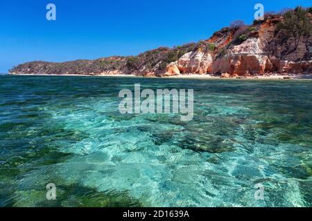 Madagascar, Nord, Madagascar, Nord, provincia di Diego-Suarez (Antsiranana), regione di Diana, Ramena, Mare di Smeraldo Foto Stock