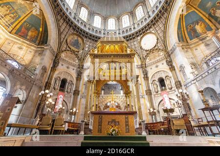 Francia, Parigi, Place Saint Augustin, la chiesa di Sant'Agostino costruita tra il 1860 e il 1871 Foto Stock