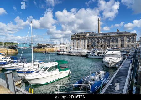 Royal William Yard Marina a Plymouth, Devon Foto Stock