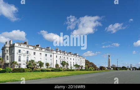 Plymouth Hoe Park a Devon Foto Stock