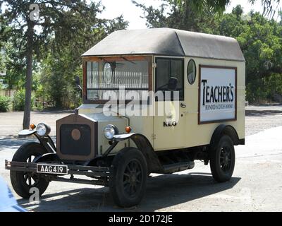 Insegnanti whisky birrificio veicolo di consegna Foto Stock