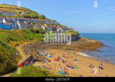 New Quay, Ceredigion, Galles centrale, Regno Unito. Foto Stock