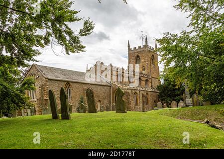 Chiesa di tutti i Santi Tealby Foto Stock