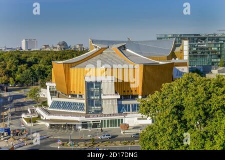 Musica da camera, sala filarmonica, Scharounstrasse, forum culturale, zoo, medio, Berlino, Germania, Kammermusiksaal Philharmonie, Kulturfor Foto Stock