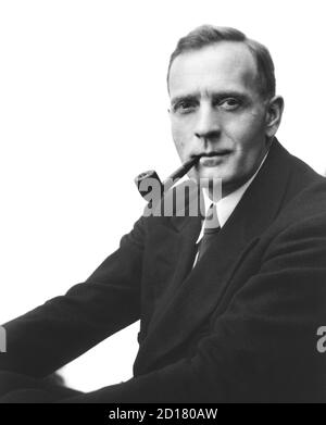 Edwin Hubble. Ritratto dell'astronomo americano Edwin Powell Hubble (1889-1953) di Johan Hagemeyer, 1931 Foto Stock