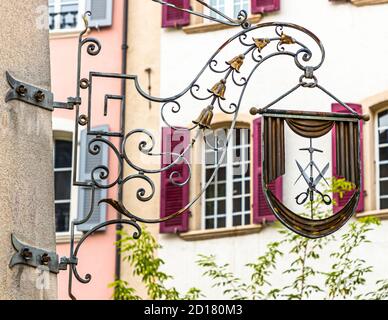 Edifici rappresentativi a Sion, Svizzera Foto Stock