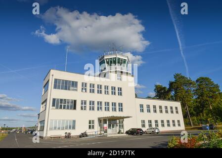 Towergebaeude, militare-museo storico, airfield Gatow, Berlino, Germania, Militaerhistorisches Museum, Flugplatz Gatow, Deutschland Foto Stock