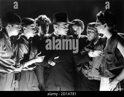 JAMES CAGNEY e IL DEAD END BAMBINI Pubblicità Ritratto per ANGELI CON VOLTI SPORCHI 1938 regista MICHAEL CURTIZ Warner Bros. Foto Stock