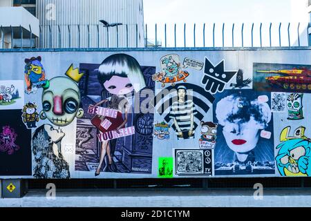 Incollare fino festival, opera tedesca, crooked street, Zillestrasse, Charlottenburg di Berlino, Germania, pasta-fino-Festival, Deutsche Oper, Krumme Strasse, DT Foto Stock