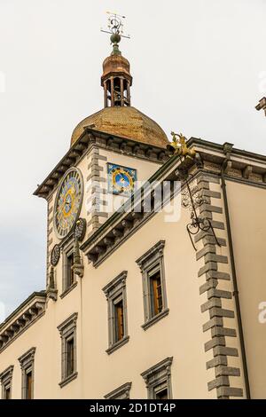 Edifici rappresentativi a Sion, Svizzera Foto Stock