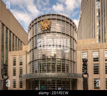 Tribunale degli Stati Uniti nel centro di Brooklyn, New York Foto Stock