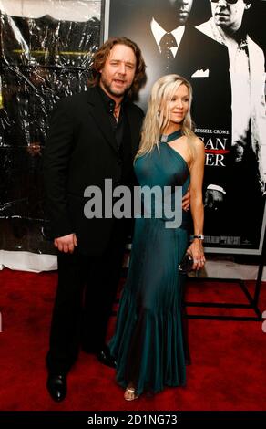 Russell Crowe e sua moglie Danielle Spencer, figli Carlo Spencer Crowe