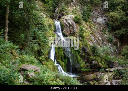 Le cascate di Triberg nella Foresta Nera Foto Stock