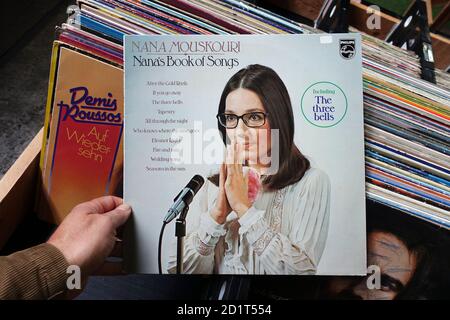 LP album: Nana Mouskouri - il Libro delle canzoni di Nana Foto Stock