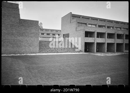 Vista esterna del Harvey Court Student Residences Università di Cambridge, Gonville e Caius College, Harvey Court, West Road, Newnham, Cambridge, Cambridgeshire, UK. Foto Stock