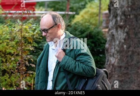 Londra, Regno Unito. 6 Ott 2020. Dominic Cummings arriva a 10 Downing Street London Credit: Ian Davidson/Alamy Live News Foto Stock