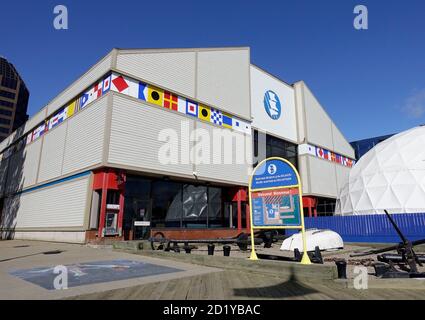 Edificio esterno del Museo Marittimo dell'Atlantico in Halifax Nuova Scozia Canada Foto Stock