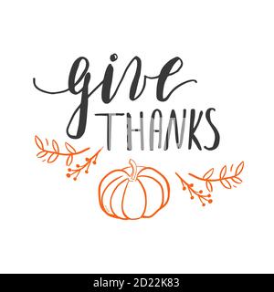 Modello carta giorno di ringraziamento. Illustrazione Vettoriale