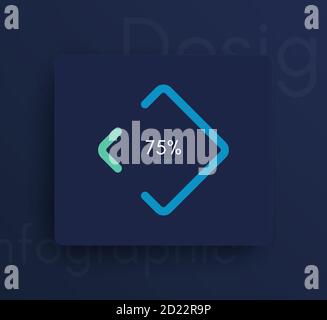 Elementi vettoriali infografici moderni per brochure aziendali. Utilizzo in siti Web, brochure aziendali, pubblicità e marketing. Illustrazione Vettoriale