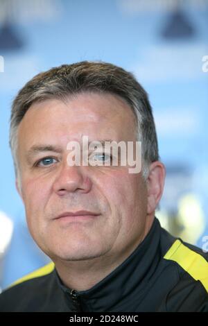 Mark Allen, direttore dell'accademia MCFC Foto Stock