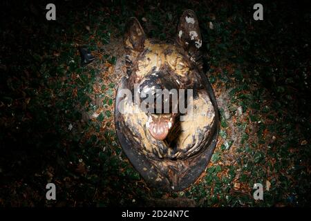 Cimitero degli animali di Silvermere Haven, Cobham, Surry, Regno Unito. Foto Stock