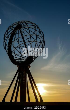 Panorama in Nordkapp Capo Nord Norvegia Europa Foto Stock