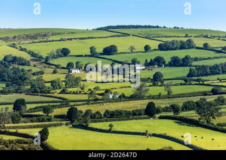 Europa, Regno Unito, Galles, Carmarthenshire, Brecon Beacons. Castello di Carreg Cennen Foto Stock