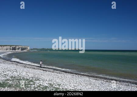 Scena da Sangstrup Klint in Danimarca Foto Stock