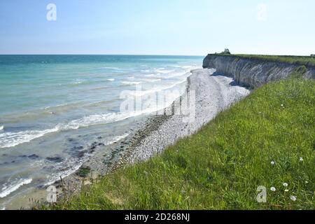 Scena da Sangstrup Klint in Danimarca Foto Stock