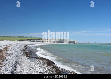 Scena da Sangstrup Klint in Danimarca Foto Stock