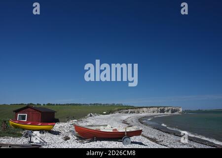 Scena da Sangstrup Klint in Danimarca Foto Stock