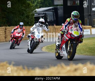 Honda CBR1000RR, motociclette da corsa moderne, Goodwood Festival of Speed, Speed Kings, Motorsport's Record Breakers, Goodwood, luglio 2019, West Sussex, E. Foto Stock