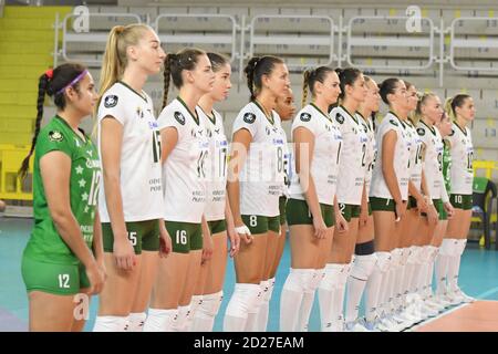 Scandicci (Fi, Italia. scandicci (fi), Italy, 06 Oct 2020, Khimik YUZHNY durante Savino del bene Scandicci vs Khimik Yuzhny - Volleyball Champions League Women - Credit: LM/Filippo Tomasi Credit: Filippo Tomasi/LPS/ZUMA Wire/Alamy Live News 2020 Foto Stock