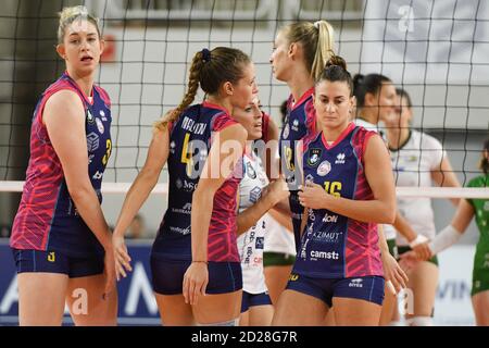 Scandicci (Fi, Italia. scandicci (fi), Italy, 06 Oct 2020, Savino del bene Scandicci durante Savino del bene Scandicci vs Khimik Yuzhny - Volleyball Champions League Women - Credit: LM/Filippo Tomasi Credit: Filippo Tomasi/LPS/ZUMA Wire/Alamy Live News 2020 Foto Stock