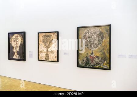 Foto editoriale del museo d'arte moderna Pompidou a parigi, ripresa nel 25 12 2018 Foto Stock